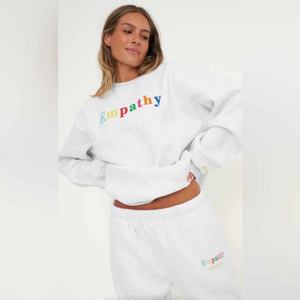 Mayfair| ‘Empathy Always’ Grey Crewneck